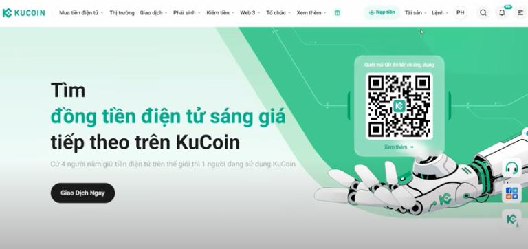 KuCoin là sàn giao dịch tiền điện tử có hơn 700 loại tiền mã hóa