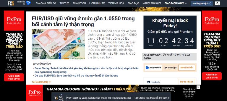 FXStreet là một trong top 7 kênh tin tức Forex uy tín