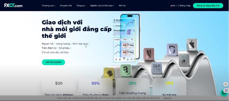 FXGT là sàn giao dịch uy tín hàng đầu thế giới, thành lập năm 2019